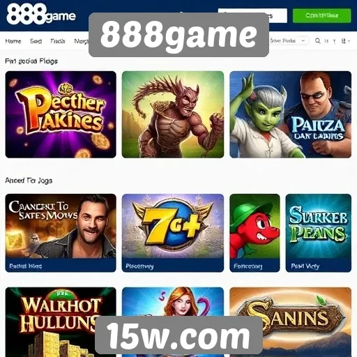 Jogos populares disponíveis no 888game